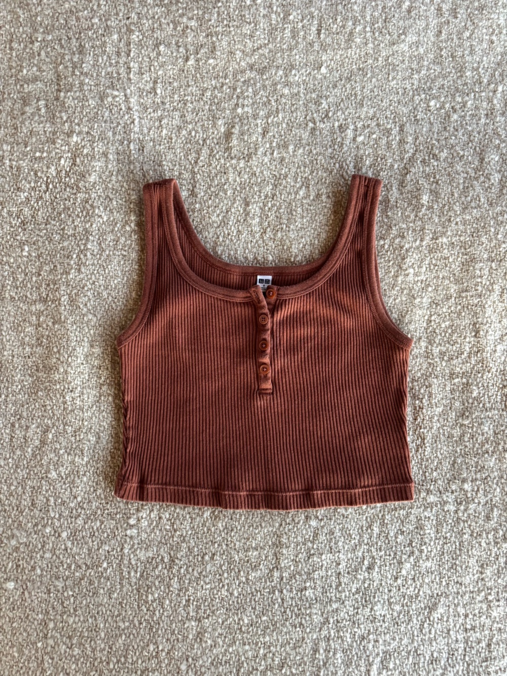 Uniqlo Ribbed Crop Top